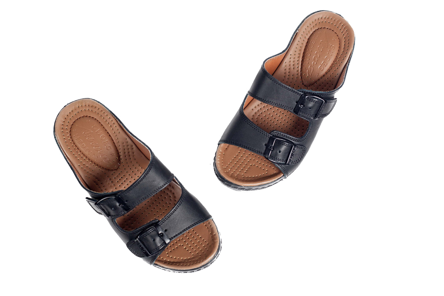 SANDALE MEDICAL EN CUIR - Arwa Shoes